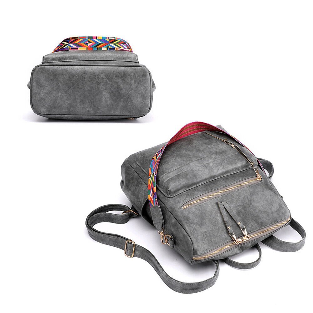 Leather Backpack Purse for Women Designer Large Travel Convertible Shoulder Bag 24Hr Smart